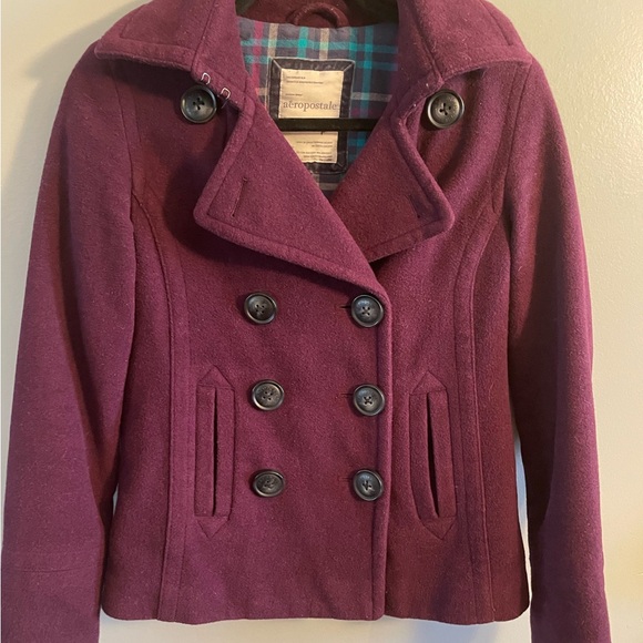 Aeropostale Purple Peacoat - Picture 3 of 5